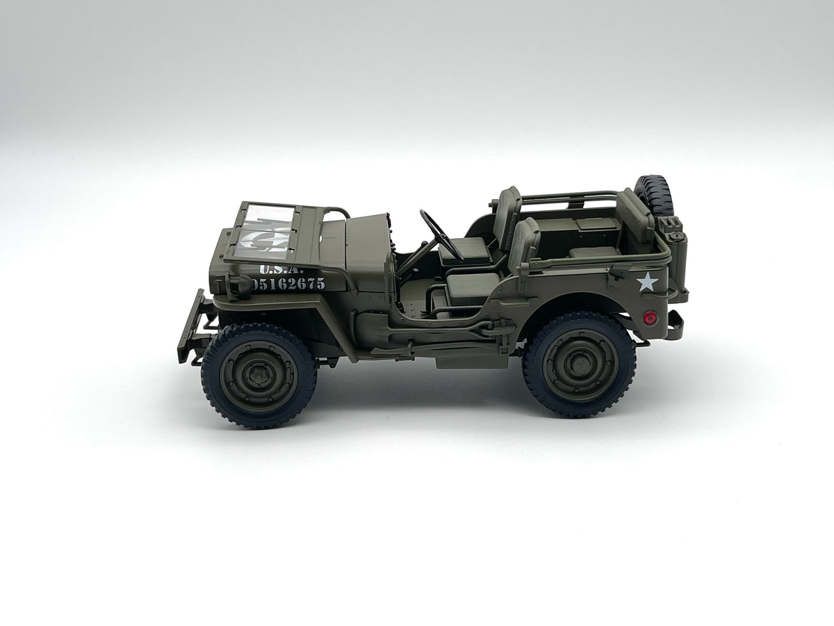 Willys Jeep, U.S. Army - grün -  Welly 1:18