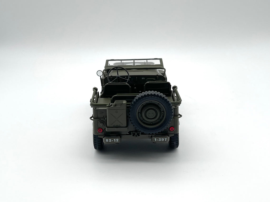 Willys Jeep, U.S. Army - grün -  Welly 1:18