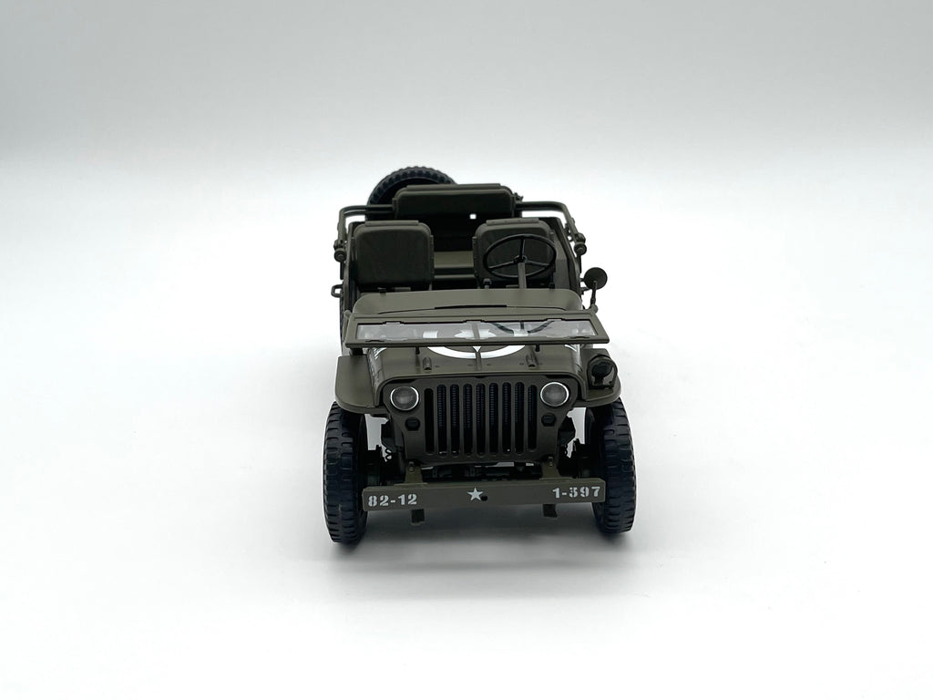 Willys Jeep, U.S. Army - grün -  Welly 1:18
