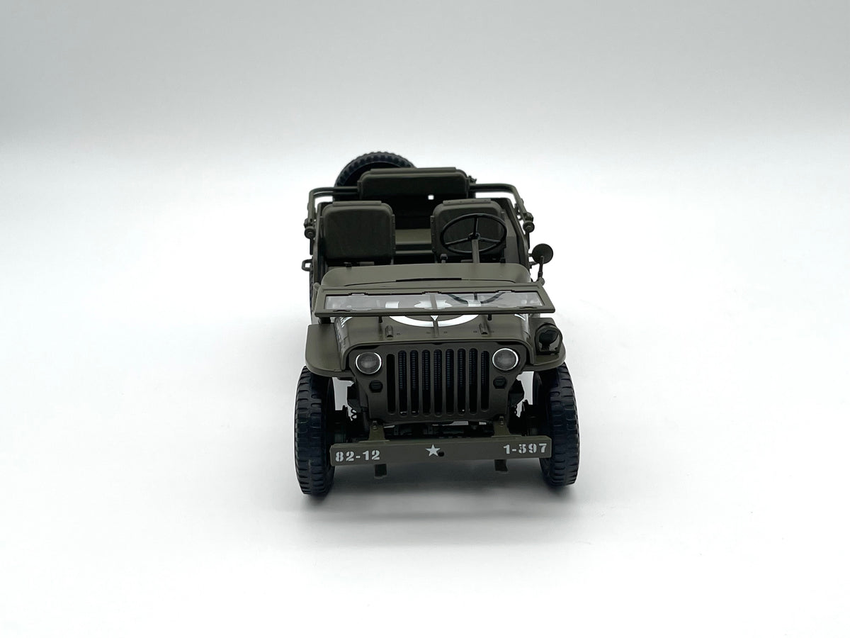 Willys Jeep, U.S. Army - grün -  Welly 1:18