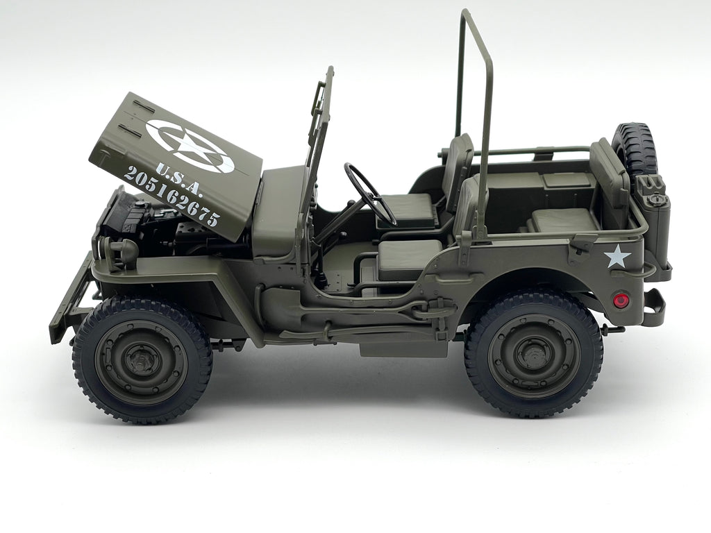 Willys Jeep, U.S. Army - grün -  Welly 1:18