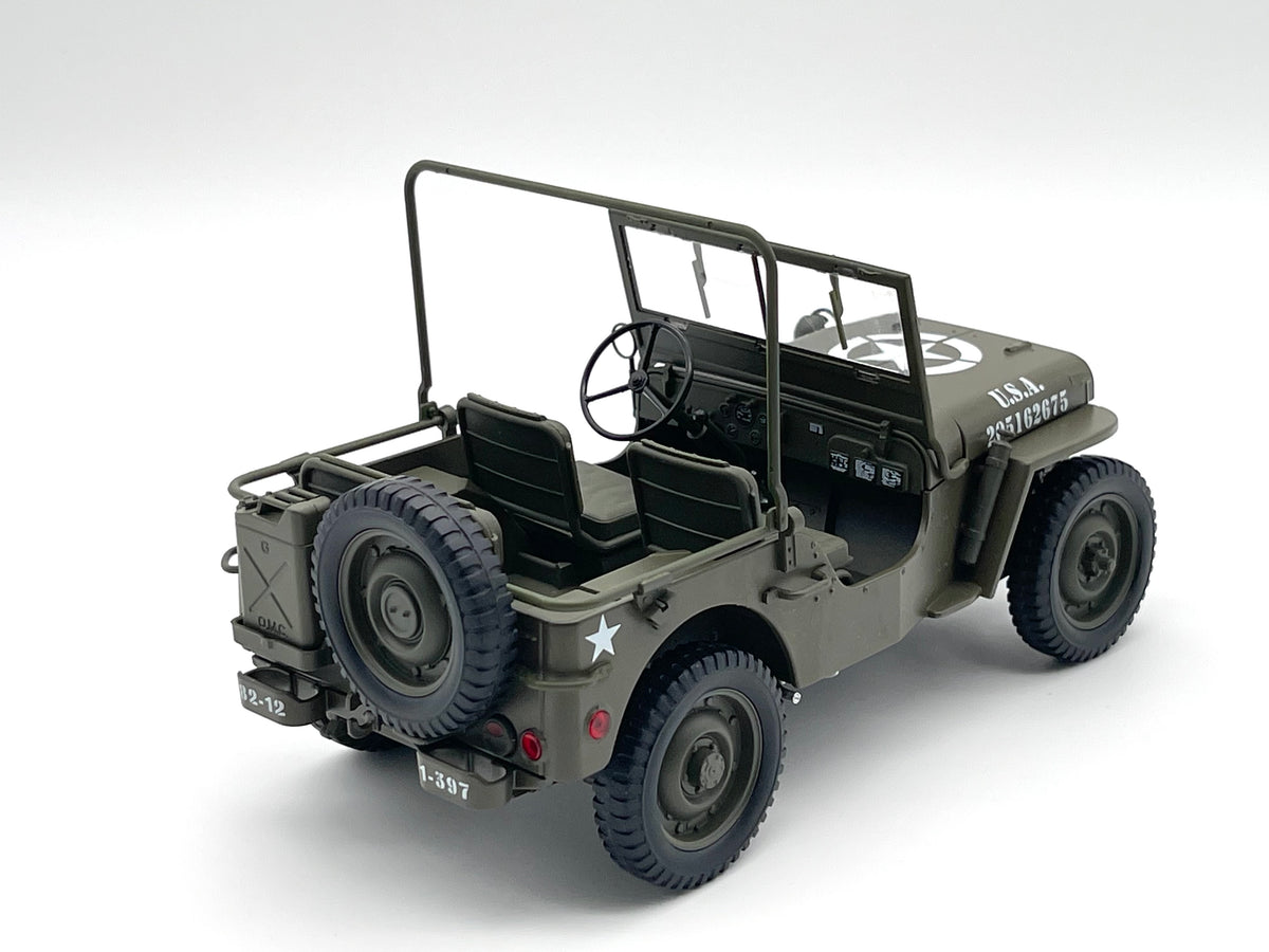 Willys Jeep, U.S. Army - grün -  Welly 1:18