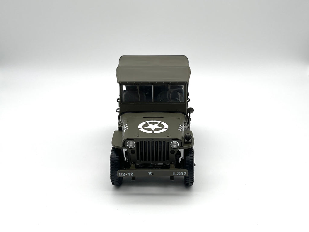 Willys Jeep U.S. Army Soft Top - grün -  Welly 1:18