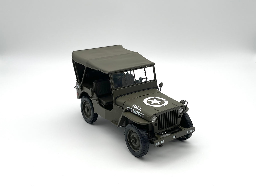 Willys Jeep U.S. Army Soft Top - grün -  Welly 1:18