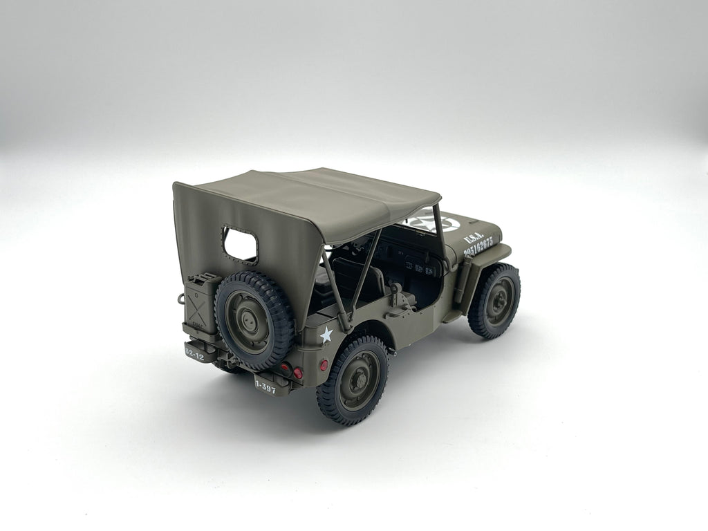 Willys Jeep U.S. Army Soft Top - grün -  Welly 1:18