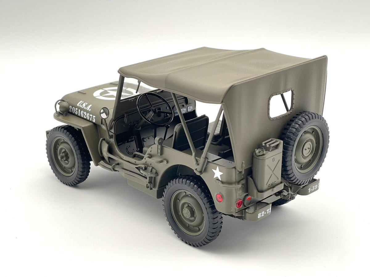 Willys Jeep U.S. Army Soft Top - grün -  Welly 1:18