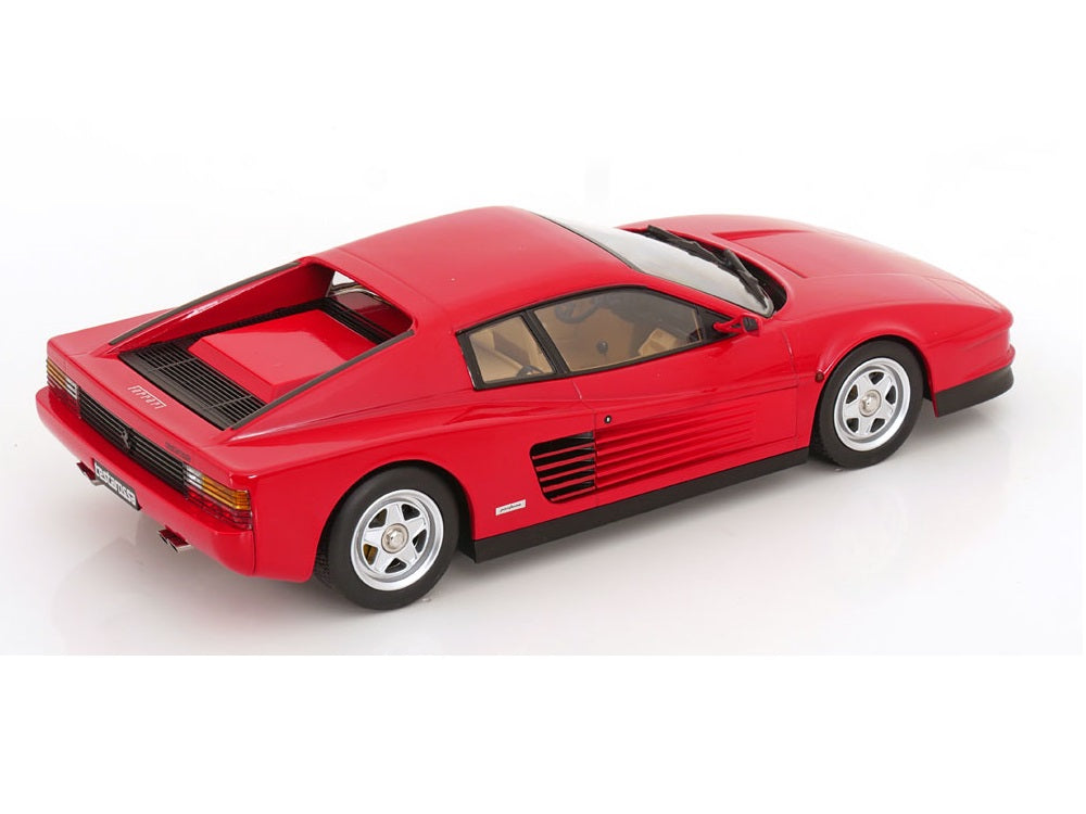 Ferrari Testarossa Interieur beige 1986 - rot - KK-Scale 1:18