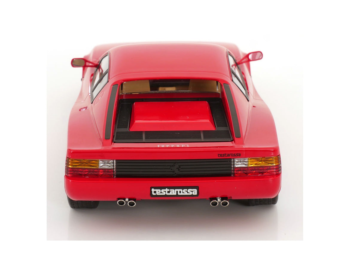 Ferrari Testarossa Interieur beige 1986 - rot - KK-Scale 1:18