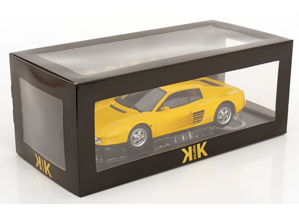 Ferrari Testarossa 1986 - gelb - KK-Scale 1:18