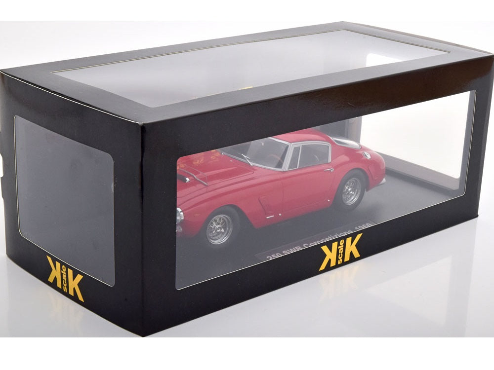 Ferrari 250 GT SWB Competizione Plain Body Version 1961 - rot - KK-Scale 1:18