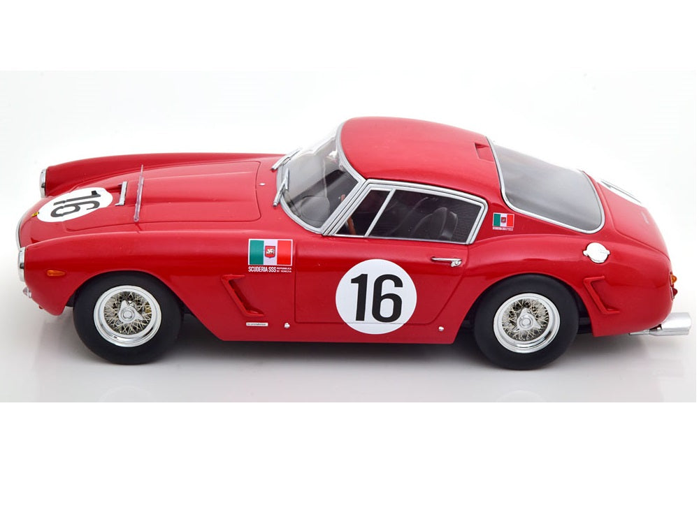 Ferrari 250 GT SWB Competizione No.16, 24h Le Mans Trintignant Abate 1961 - KK-Scale 1:18