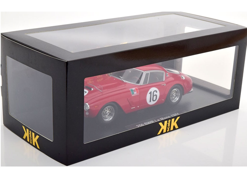 Ferrari 250 GT SWB Competizione No.16, 24h Le Mans Trintignant Abate 1961 - KK-Scale 1:18