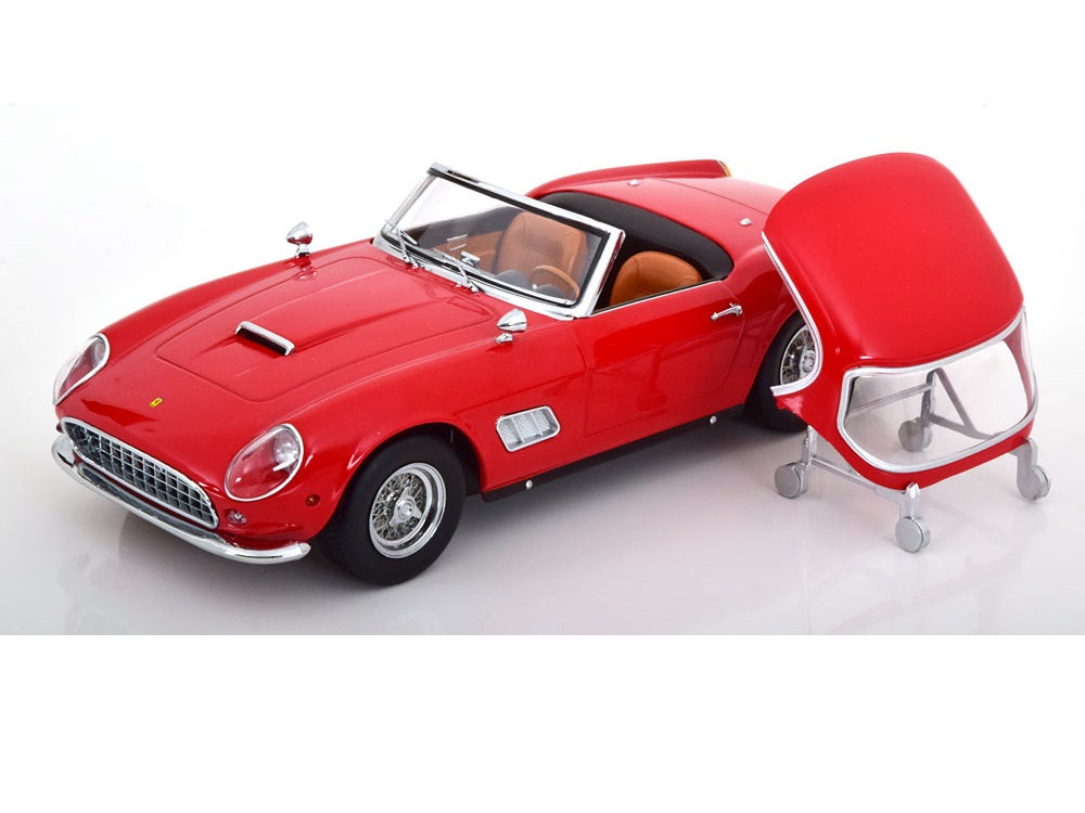 Ferrari 250 GT California Spyder US Version mit Hardtop 1960 - rot - KK-Scale 1:18