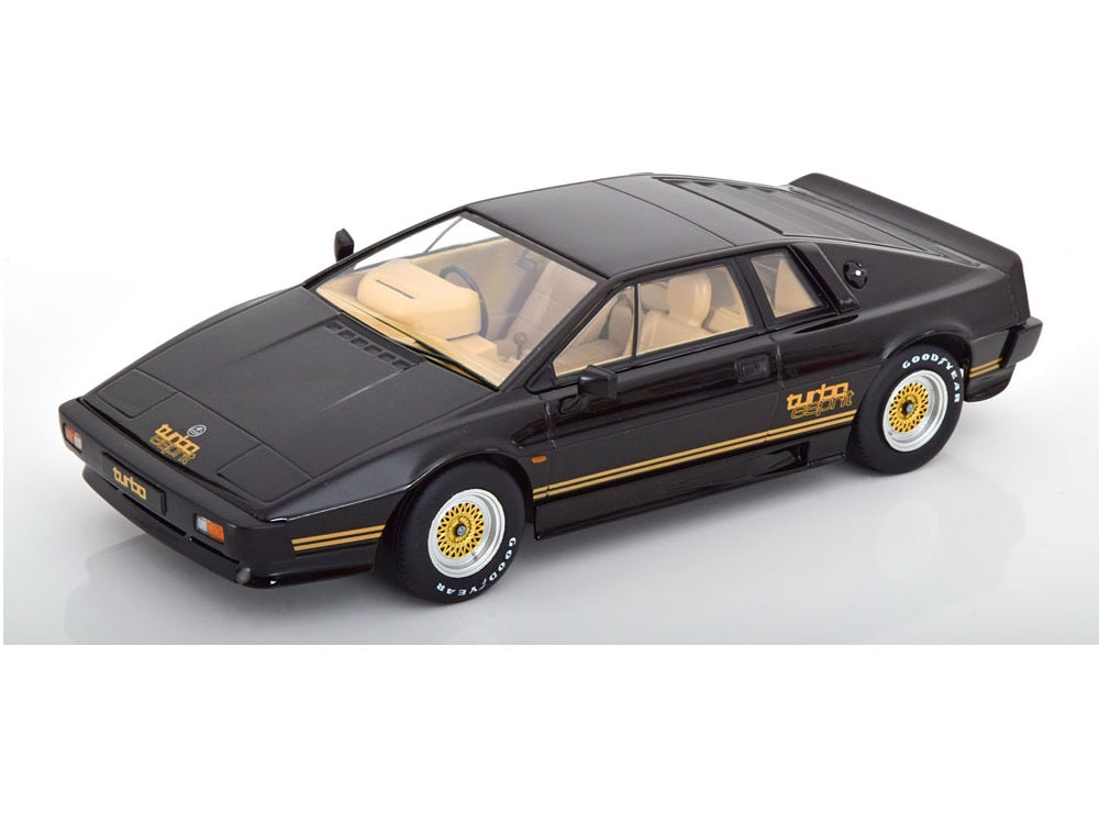 Lotus Esprit Turbo 1981 - schwarzgold - KK-Scale 1:18