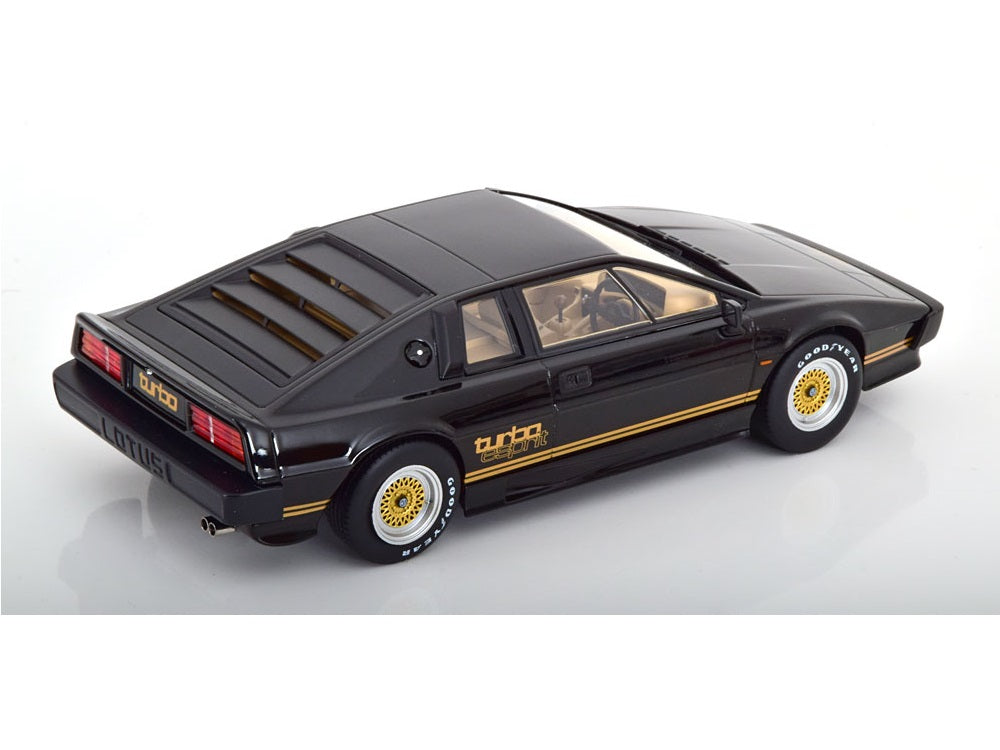 Lotus Esprit Turbo 1981 - schwarzgold - KK-Scale 1:18