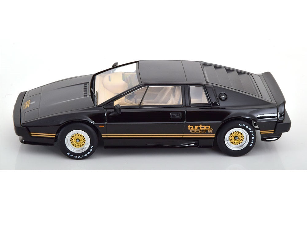 Lotus Esprit Turbo 1981 - schwarzgold - KK-Scale 1:18