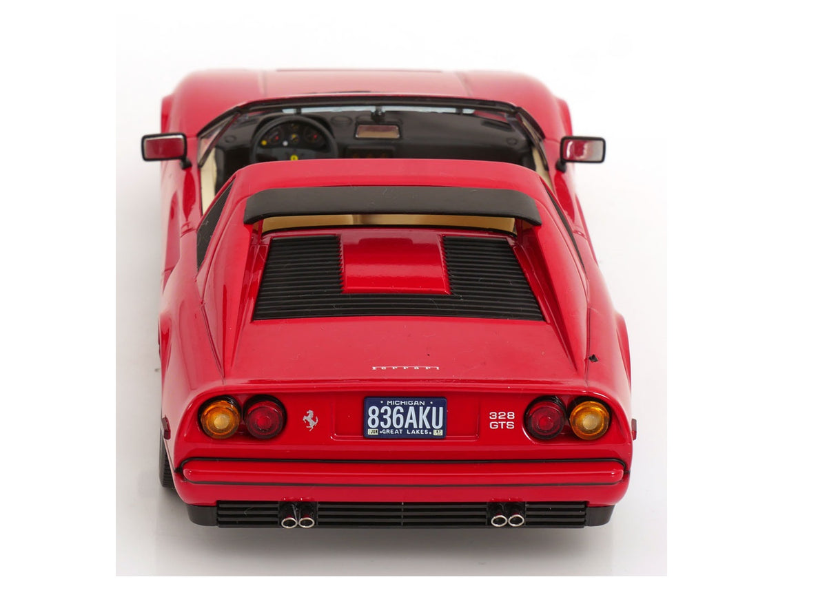 Ferrari 328 GTS US-Version Beverly Hills Cop II 1985 - rot - KK-Scale 1:18