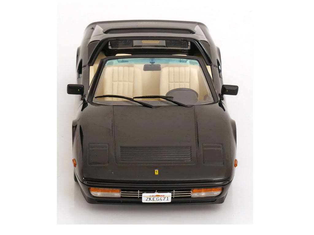 Ferrari 328 GTS US-Version Miami Vice Sonny 1985 - schwarz - KK-Scale 1:18
